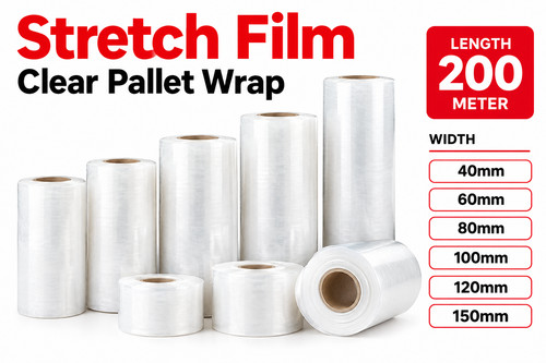 Pallet stretch wrap 200m - stretch,