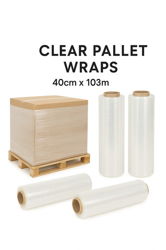 Clear pallet stretch shrink - clear,