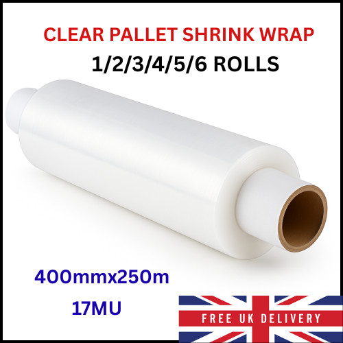 Rolls clear pallet wrap - 6,