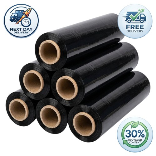 Black strong pallet shrink - black,