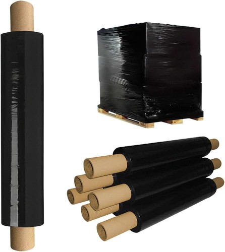 Black pallet wrap stretch film - pallet,