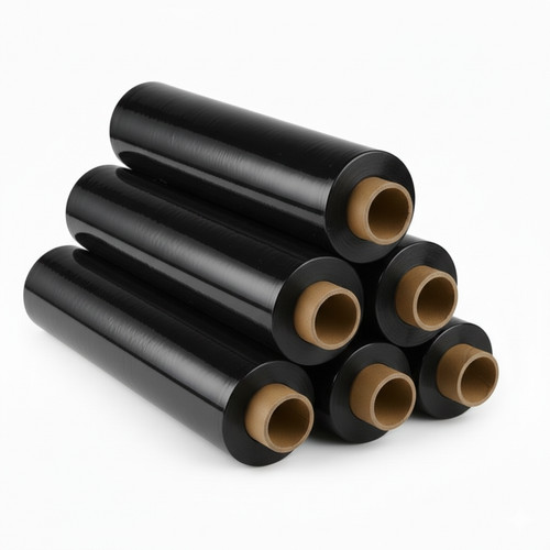 Black pallet wrap - black, stretch