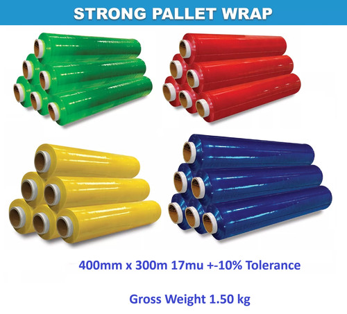 Heavy duty pallet wrap - heavy, tinted
