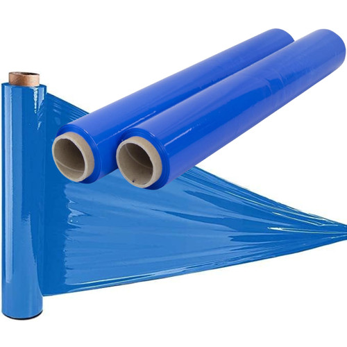 Blue pallet wrap rolls - pallet,