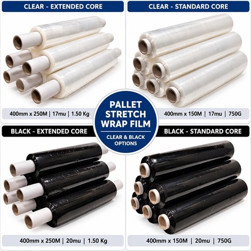 Black clear pallet - black, wrap